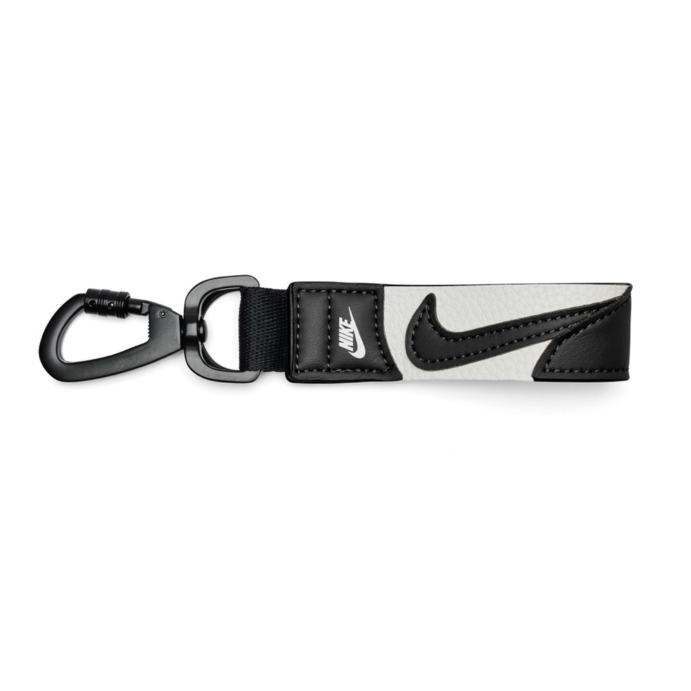Nike Black and White Keychain